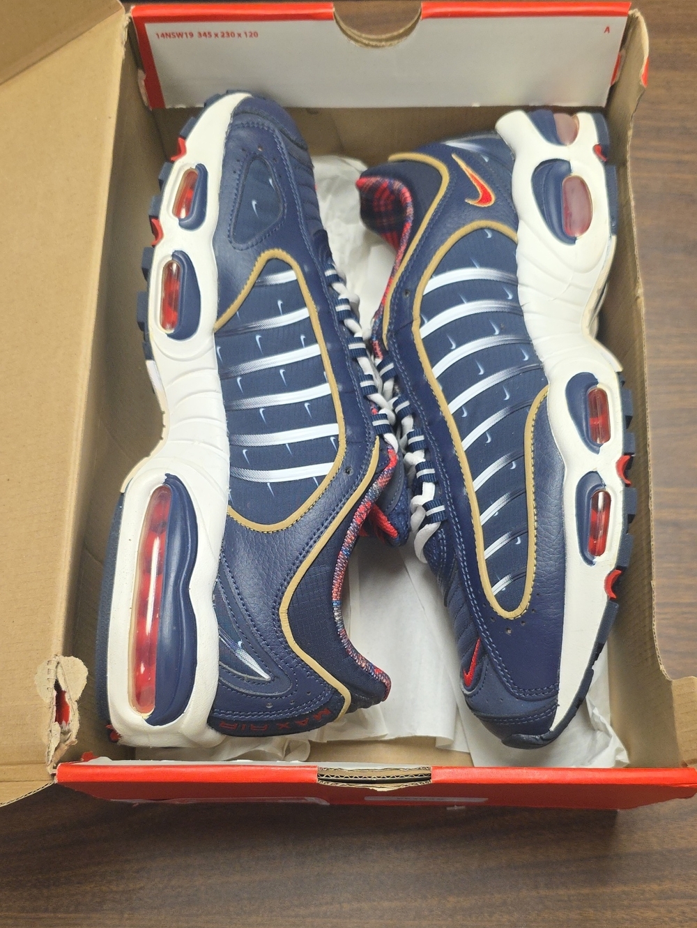 Nike Air Max Tailwind 4 'USA' CK0849-400 Men's 12 - Picture 10 of 11